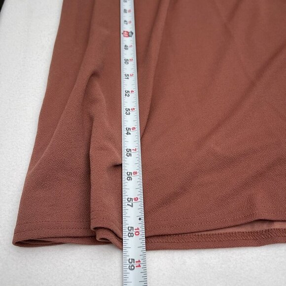 Birdy Grey Benny Crepe Maxi Formal Bridesmaid Dress Cut‎ Out Desert Rose S NWT - Picture 13 of 15